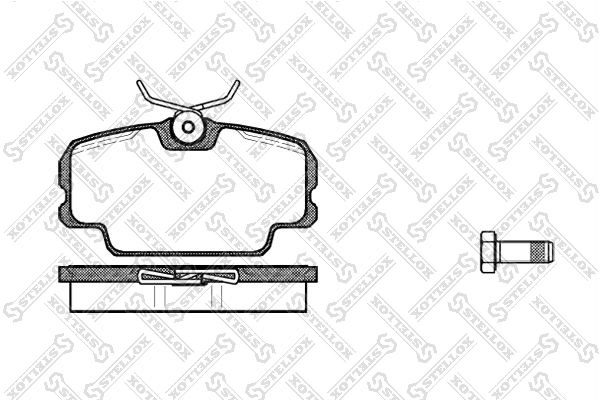 Колодки тормозные 156010SX STELLOX 156010SX