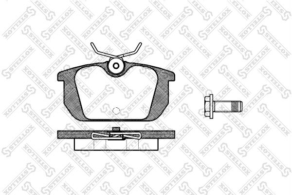 Колодки тормозные 242000SX STELLOX 242000SX