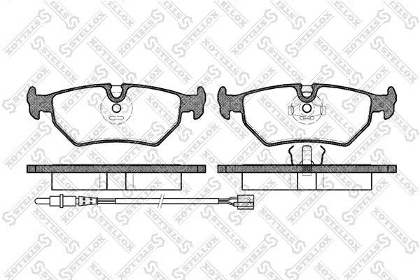 Колодки тормозные 276032BSX STELLOX 276032BSX