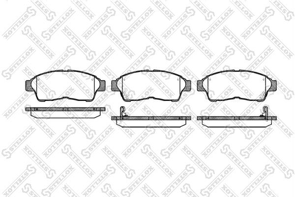 Колодки тормозные 413002BSX STELLOX 413002BSX