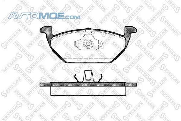 Колодки тормозные 644000SX STELLOX 644000SX