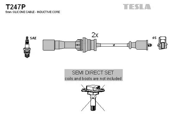 Провода высоковольтные T247P TESLA T247P