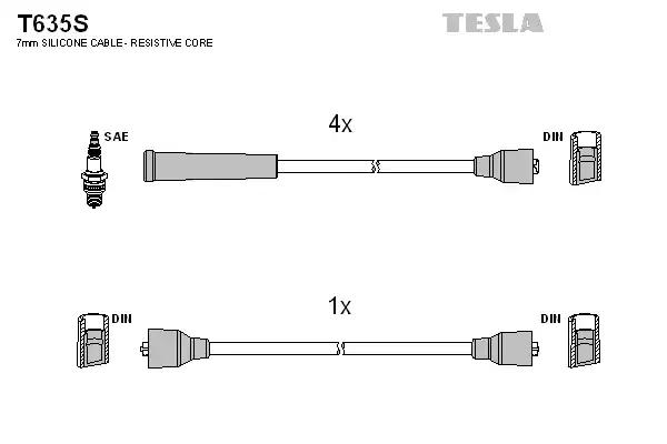Провода высоковольтные T635S TESLA T635S