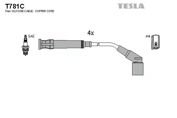 Провода высоковольтные T781C TESLA T781C