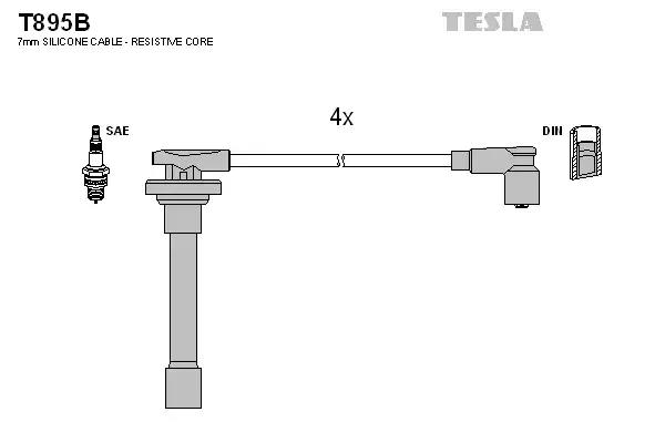 Провода высоковольтные T895B TESLA T895B