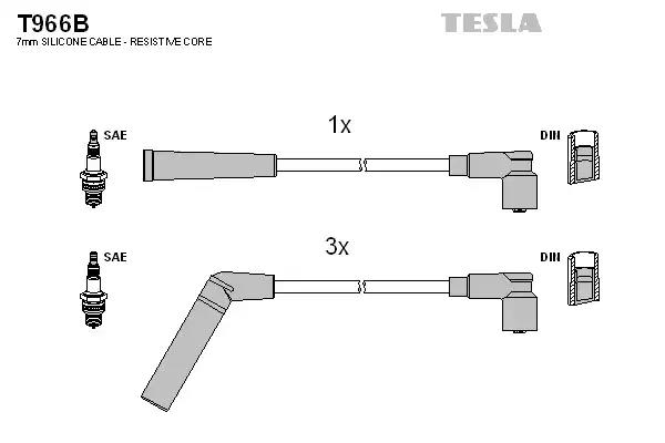 Провода высоковольтные T966B TESLA T966B