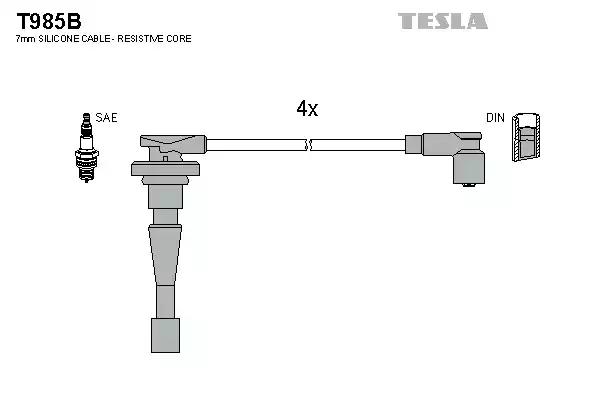 Провода высоковольтные T985B TESLA T985B
