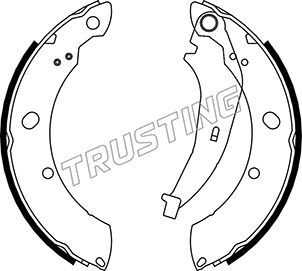 Колодки тормозные 023008 TRUSTING 023008