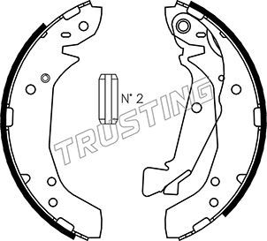 Колодки тормозные 046211 TRUSTING 046211