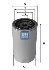 Фильтр масляный 2347300 UFI 2347300