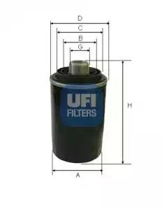 Фильтр масляный 2349300 UFI 2349300