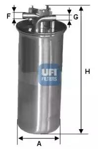 Фильтр топливный 2400100 UFI 2400100