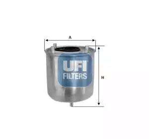 Фильтр топливный 2412700 UFI 2412700