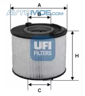 Фильтр топливный 2601500 UFI 2601500