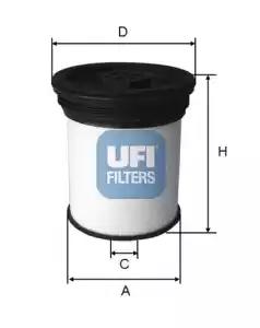 Фильтр топливный 2601901 UFI 2601901