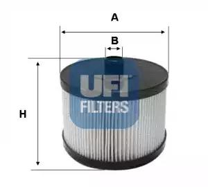 Фильтр топливный 2602200 UFI 2602200