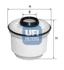 Фильтр топливный 2604500 UFI 2604500