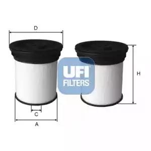 Фильтр топливный 2604700 UFI 2604700