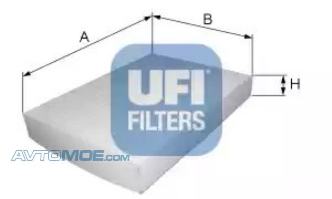 Фильтр салона 5303800 UFI 5303800