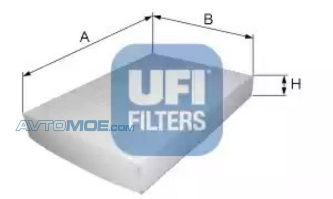 Фильтр салона 5318900 UFI 5318900