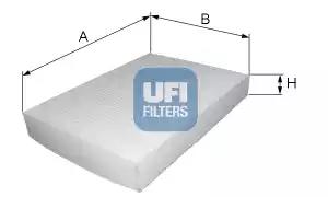 Фильтр салона 5324300 UFI 5324300