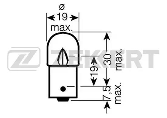 Лампа накаливания R5W ZEKKERT LP1077