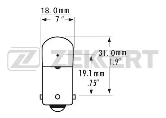 Лампа накаливания R5W ZEKKERT LP1079