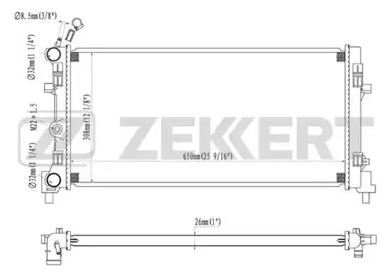 Радиатор охлаждения MK1009 ZEKKERT MK1009