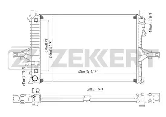 Радиатор охлаждения MK1100 ZEKKERT MK1100