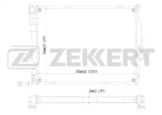 Радиатор охлаждения MK1111 ZEKKERT MK1111