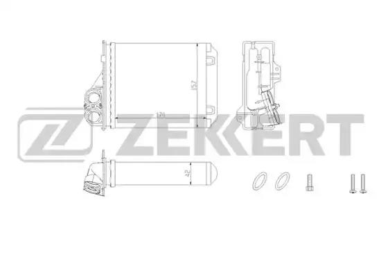 Радиатор отопителя MK5040 ZEKKERT MK5040