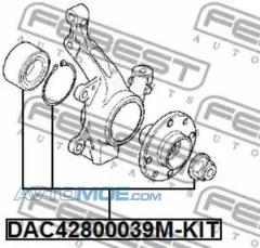 Подшипник ступицы DAC42800039MKIT FEBEST DAC42800039MKIT