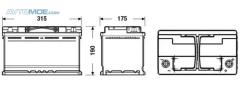 Start-Stop EFB Аккумулятор EXIDE EL800