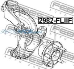 Ступица 2982FLIIF FEBEST 2982FLIIF