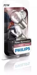 Лампы накаливания, комплект P21W PHILIPS 12498VPB2