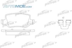 Колодки тормозные PBP1782 PATRON PBP1782