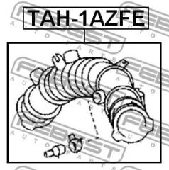 Патрубок воздушный TAH1AZFE FEBEST TAH1AZFE