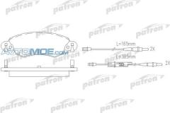 Колодки тормозные PBP1410 PATRON PBP1410