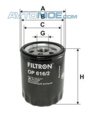 Фильтр масляный OP6162 FILTRON OP6162