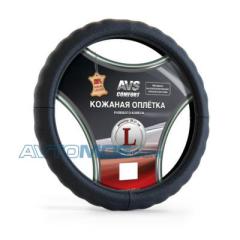 Оплетка на руль (размер L, черный) AVS A78649S