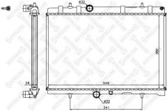 Радиатор охлаждения 1025201SX STELLOX 1025201SX