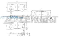 Колодки тормозные BS1803 ZEKKERT BS1803