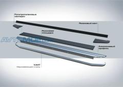 Порог-площадка "Premium" RIVAL A180ALP