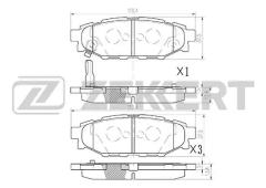 Колодки тормозные BS2592 ZEKKERT BS2592