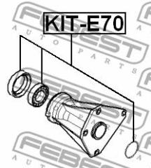 Подшипник KITE70 FEBEST KITE70