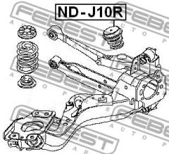 Отбойник амортизатора NDJ10R FEBEST NDJ10R