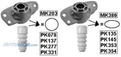 Фото товара Комплект пыльников и отбойников Monroe PK145 для GEELY
