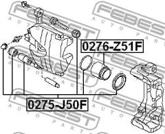 Поршень 0276Z51F FEBEST 0276Z51F