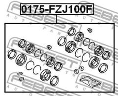Ремкомплект суппорта 0175FZJ100F FEBEST 0175FZJ100F