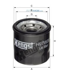 Фильтр масляный H97W06 HENGST H97W06